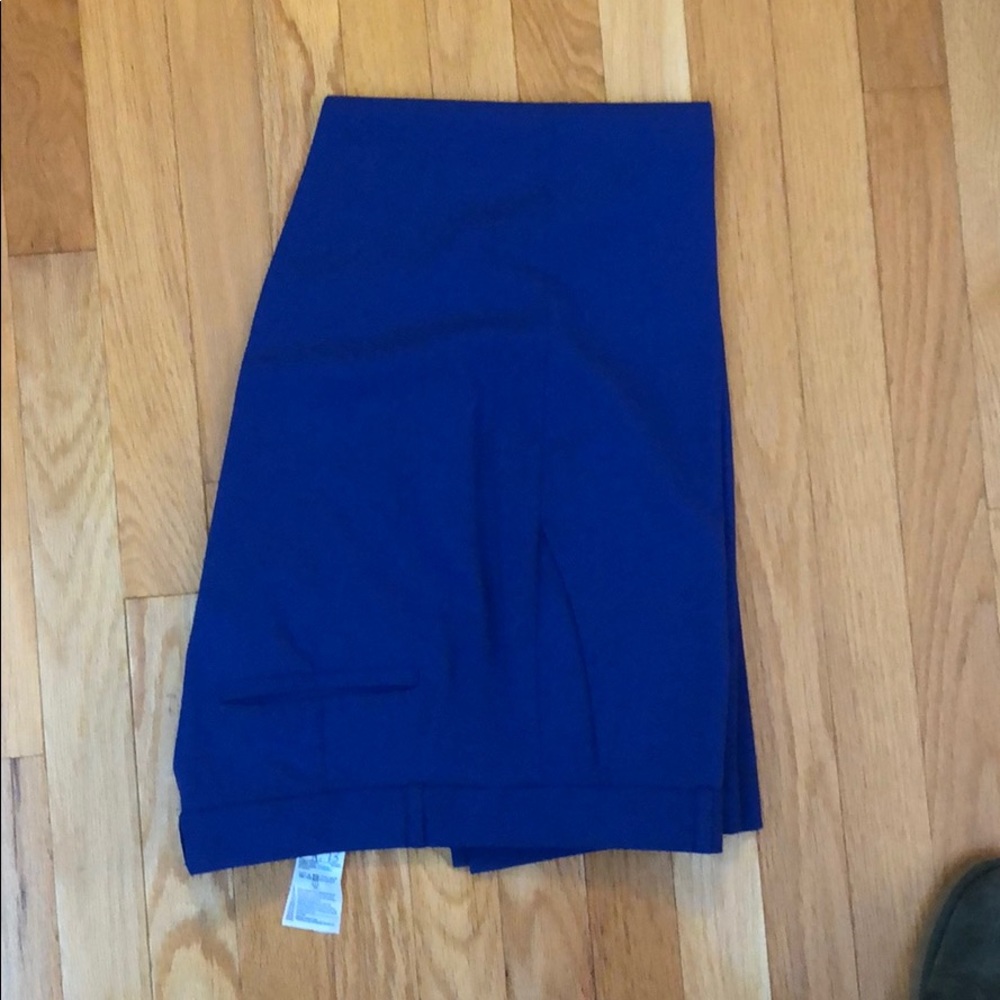 Royal Blue Straight Leg Slacks